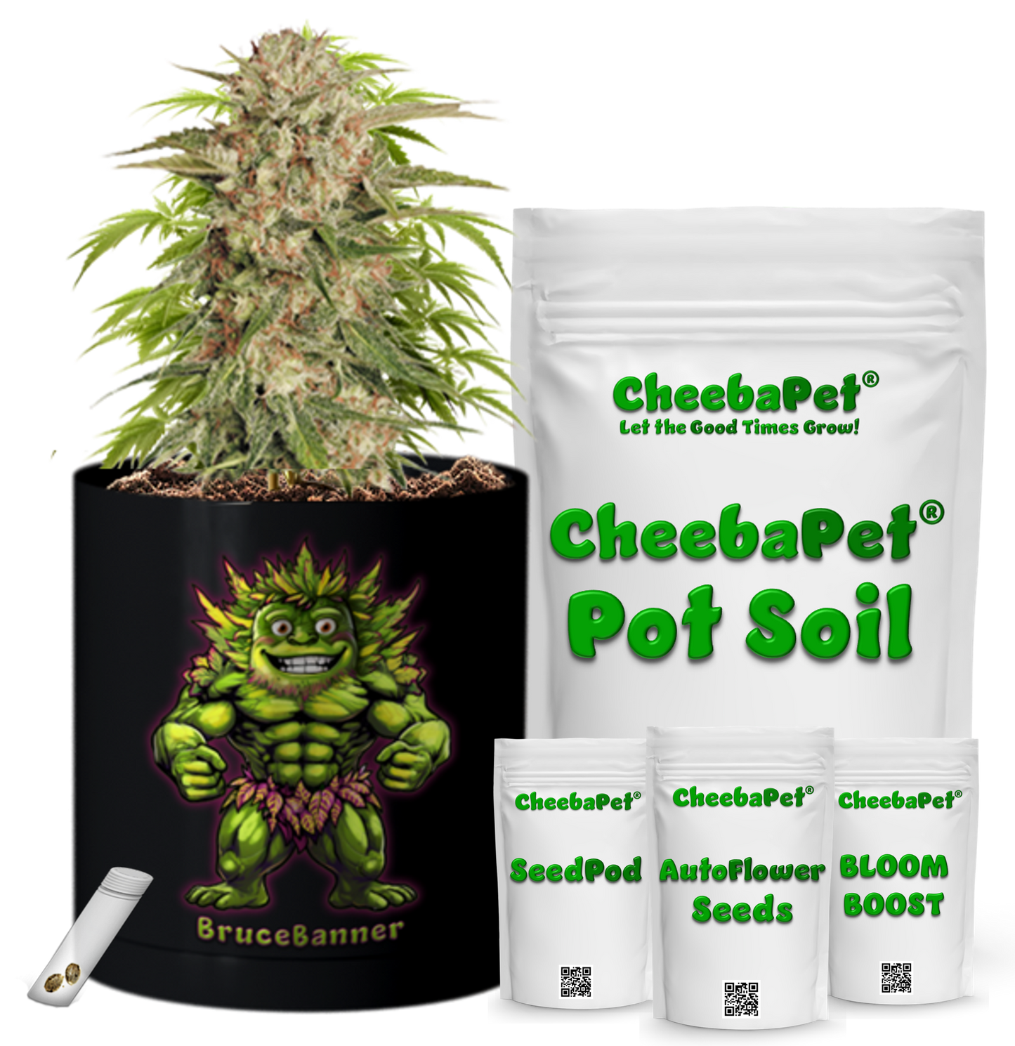 CheebaPet Planter Kit - BruceBanner